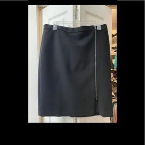 Talbots Womens Exposed Front Zipper Pencil Skirt